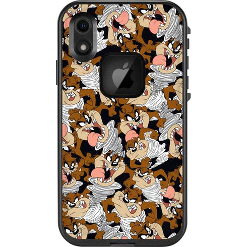 Looney Tunes Taz Super Sized Pattern LifeProof Fre iPhone Skin