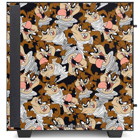 Looney Tunes Taz Super Sized Pattern NZXT H510 Compact ATX Mid-Tower Case Skin