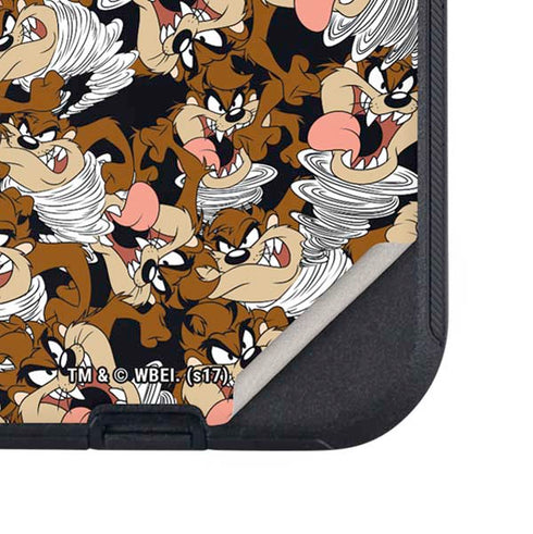 Looney Tunes Taz Super Sized Pattern Otterbox Defender iPhone Skin
