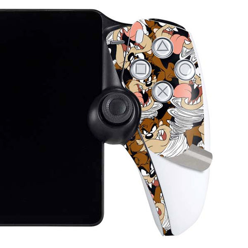 Looney Tunes Taz Super Sized Pattern PlayStation Portal Remote Player Skin
