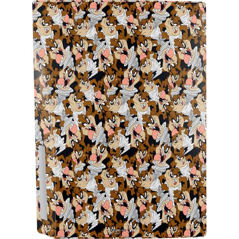 Looney Tunes Taz Super Sized Pattern PS5 Console Skin