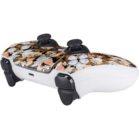 Looney Tunes Taz Super Sized Pattern PS5 Controller Skin
