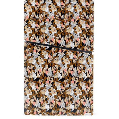 Looney Tunes Taz Super Sized Pattern PS5 Slim Digital Edition Bundle Skin