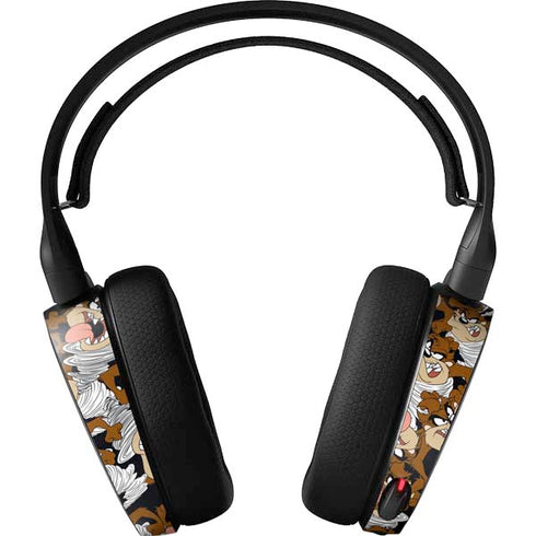 Looney Tunes Taz Super Sized Pattern SteelSeries Arctis 3 Skin