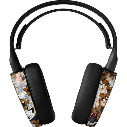 Looney Tunes Taz Super Sized Pattern SteelSeries Arctis 5 Skin