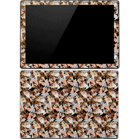 Looney Tunes Taz Super Sized Pattern Surface Pro 4 Skin