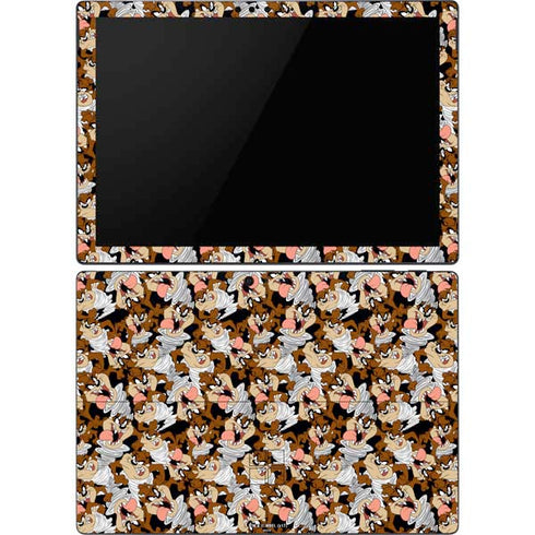 Looney Tunes Taz Super Sized Pattern Surface Pro 6 Skin