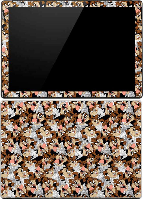 Looney Tunes Taz Super Sized Pattern Surface Pro (2017) Skin