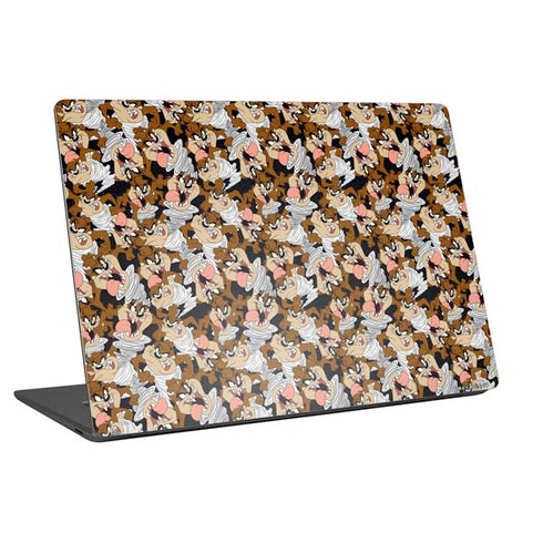 Looney Tunes Taz Super Sized Pattern Universal Laptop 15in (12.2 x 8.8in) Skin