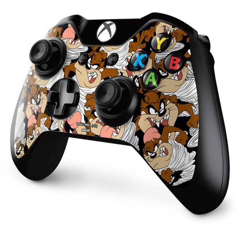 Looney Tunes Taz Super Sized Pattern Xbox One Controller Skin