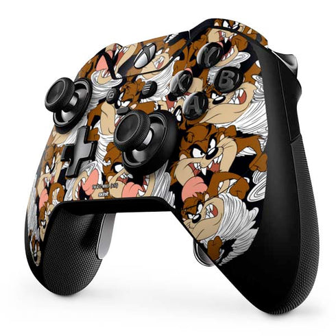 Looney Tunes Taz Super Sized Pattern Xbox One Elite Controller Skin