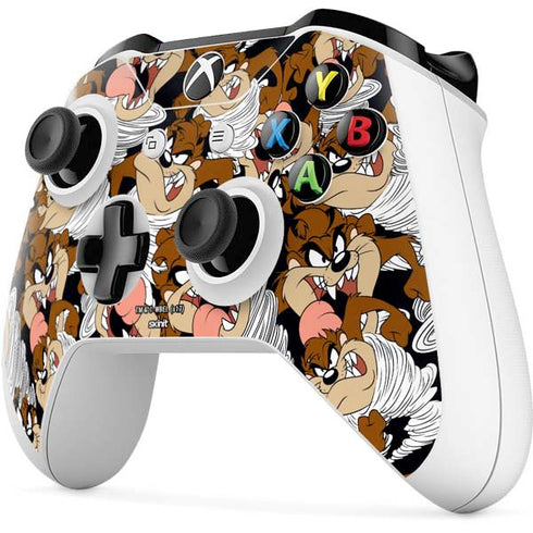 Looney Tunes Taz Super Sized Pattern Xbox One S All-Digital Edition Bundle Skin