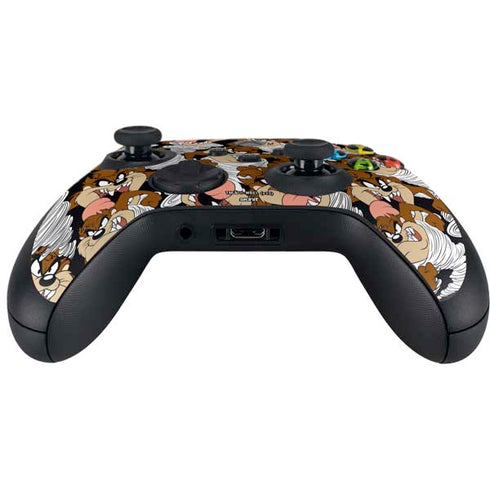 Looney Tunes Taz Super Sized Pattern Xbox Series X Controller Skin