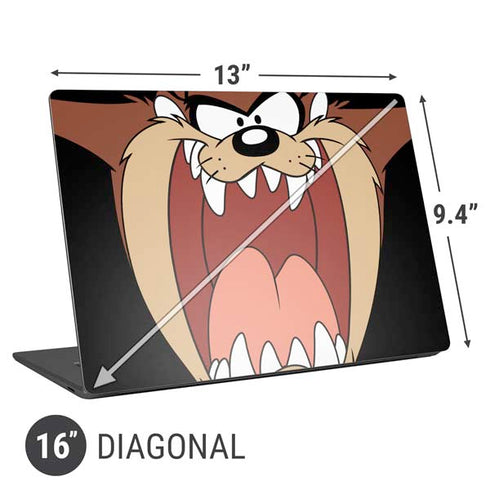 Looney Tunes Taz Universal Laptop 16in (13 x 9.4in) Skin