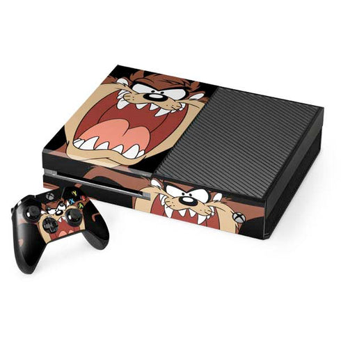 Looney Tunes Taz Xbox One Console and Controller Bundle Skin