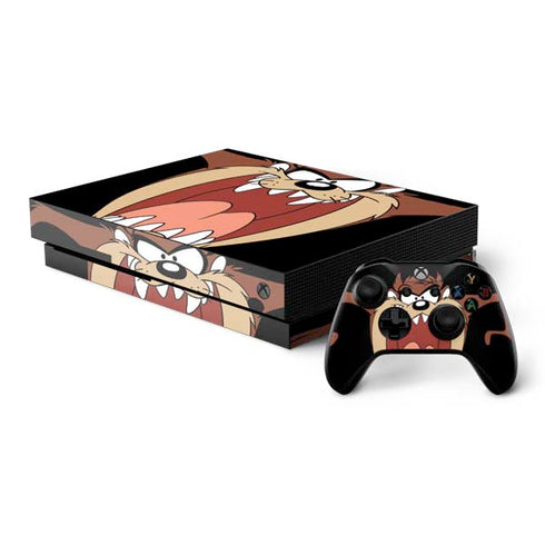Looney Tunes Taz Xbox One X Bundle Skin