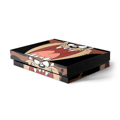 Looney Tunes Taz Xbox One X Console Skin