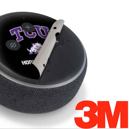Texas Christian University TCU Horned Frogs Logo Amazon Echo Dot Skin
