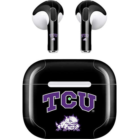 TCU Horned Frogs Logo Apple AirPods (3rd Gen 2021) Skin
