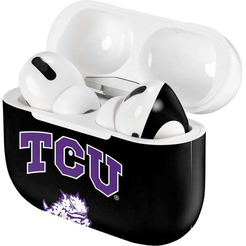TCU Horned Frogs Logo Apple AirPods Pro Skin