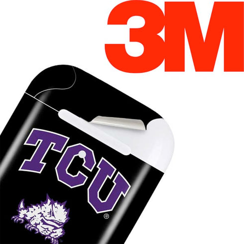 TCU Horned Frogs Logo Apple AirPods Skin