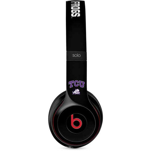 TCU Horned Frogs Logo Beats Solo 2 Wireless Skin