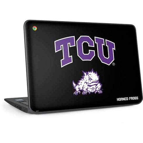 Texas Christian University TCU Horned Frogs Logo HP Chromebook Skin