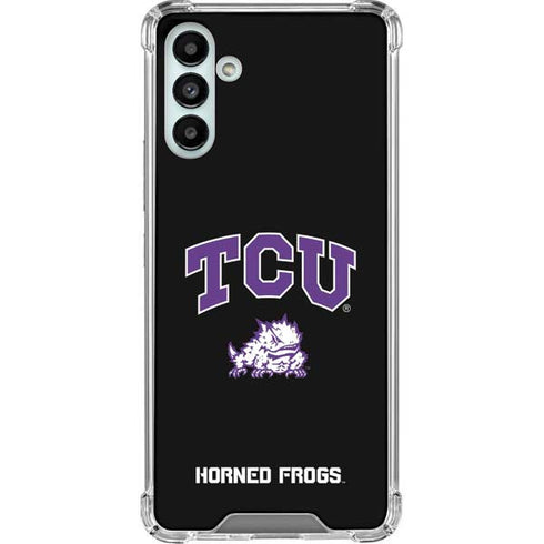 TCU Horned Frogs Logo Galaxy A13 5G Clear Case