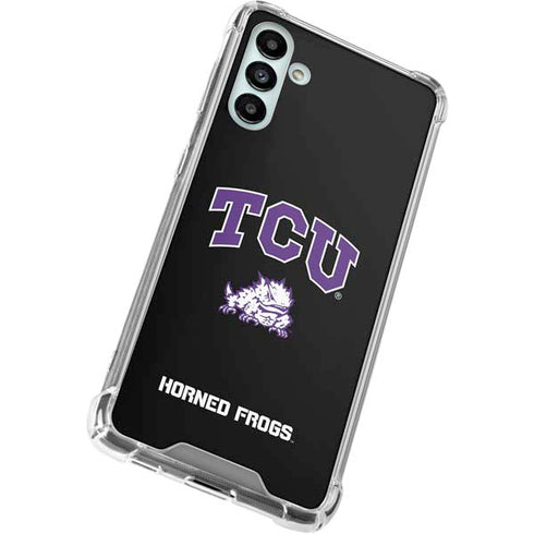 TCU Horned Frogs Logo Galaxy A13 5G Clear Case