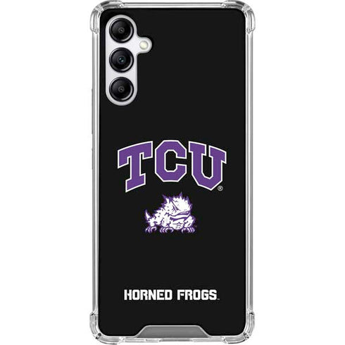 Texas Christian University TCU Horned Frogs Logo Galaxy A15 5G Clear Case