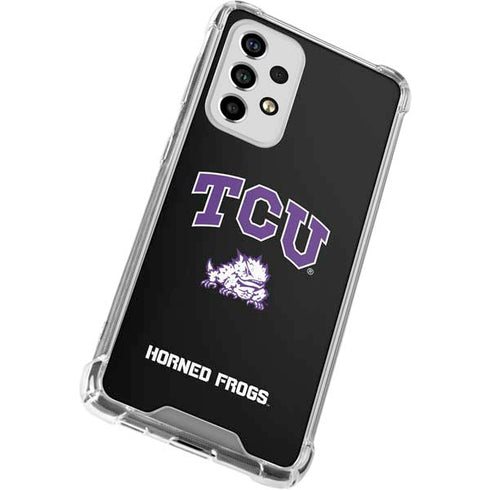 TCU Horned Frogs Logo Galaxy A33 5G Clear Case