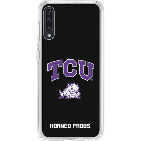 TCU Horned Frogs Logo Galaxy A50 Clear Case