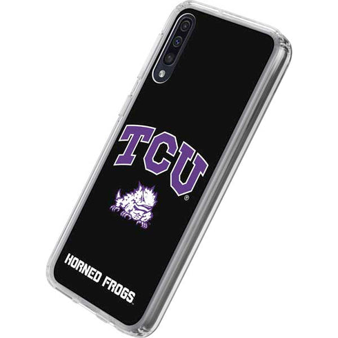 TCU Horned Frogs Logo Galaxy A50 Clear Case