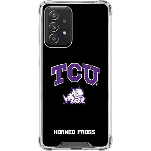 TCU Horned Frogs Logo Galaxy A52 5G Clear Case