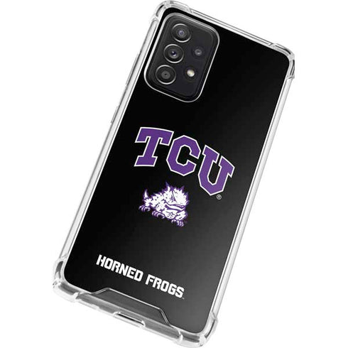 TCU Horned Frogs Logo Galaxy A52 5G Clear Case