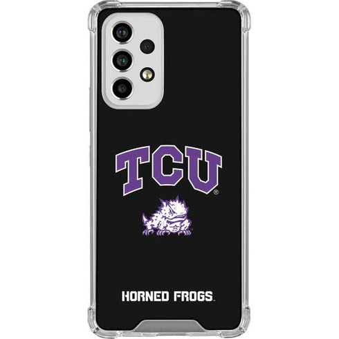 TCU Horned Frogs Logo Galaxy A53 5G Clear Case