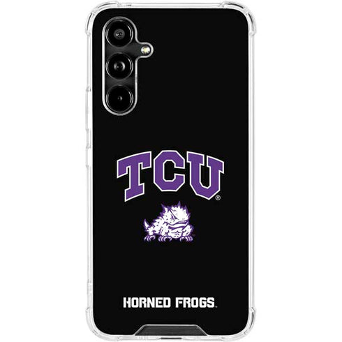 Texas Christian University TCU Horned Frogs Logo Galaxy A54 5G Clear Case