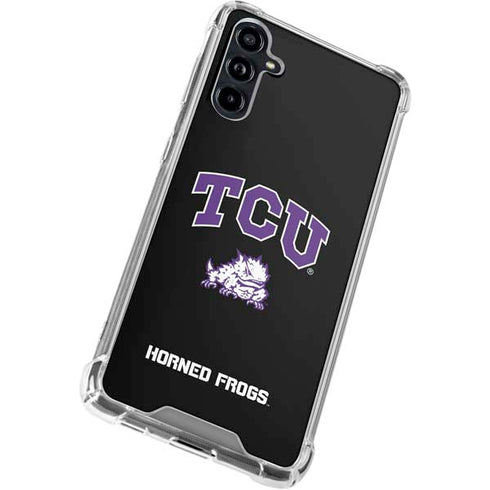 Texas Christian University TCU Horned Frogs Logo Galaxy A54 5G Clear Case