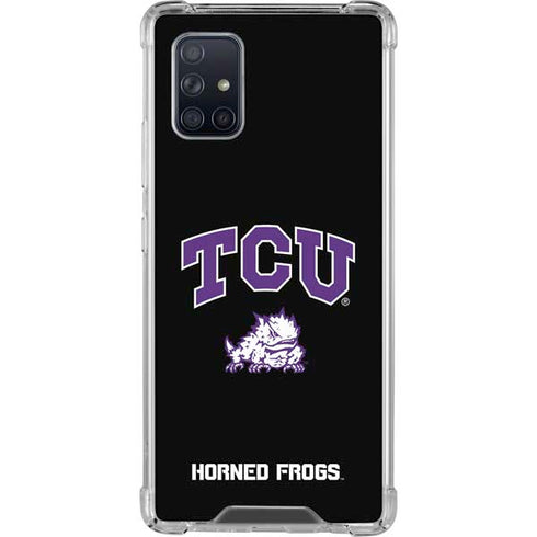 TCU Horned Frogs Logo Galaxy A71 5G Clear Case