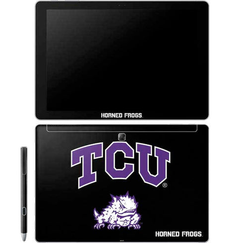 TCU Horned Frogs Logo Galaxy Book 12in Skin