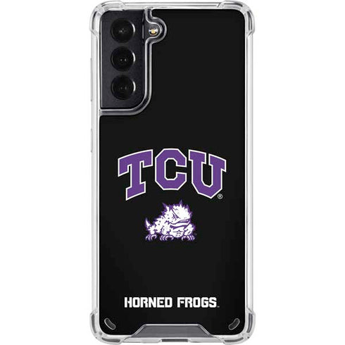 TCU Horned Frogs Logo Galaxy S21 5G Clear Case