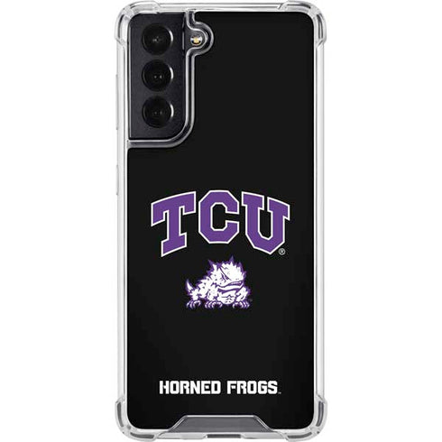 TCU Horned Frogs Logo Galaxy S22 Clear Case