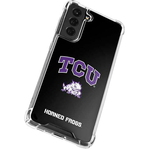 TCU Horned Frogs Logo Galaxy S22 Plus Clear Case