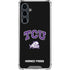 Texas Christian University TCU Horned Frogs Logo Galaxy S23 FE Clear Case