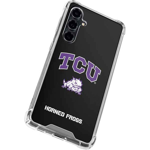 Texas Christian University TCU Horned Frogs Logo Galaxy S23 FE Clear Case
