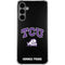 Texas Christian University TCU Horned Frogs Logo Galaxy S24 Plus Clear Case