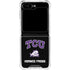 Texas Christian University TCU Horned Frogs Logo Galaxy Z Flip5 5G Clear Case