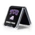Texas Christian University TCU Horned Frogs Logo Galaxy Z Flip5 5G Clear Case