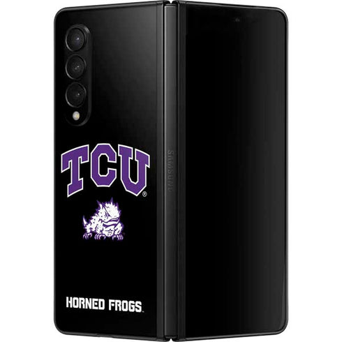 TCU Horned Frogs Logo Galaxy Z Fold3 5G Skin