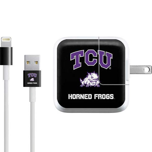 TCU Horned Frogs Logo iPad Charger (10W USB) Skin